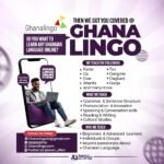 Ghanalingo Online lesson flier